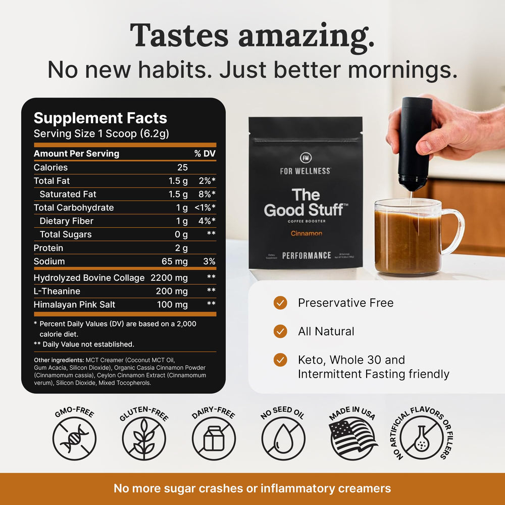 Athlete endorsing The Good Stuff Performance coffee booster