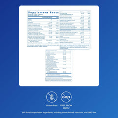 Label and nutrition information on Athletic Pure Pack