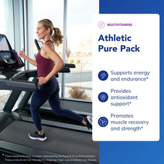 Athletic Pure Pack packaging and sealed sachets