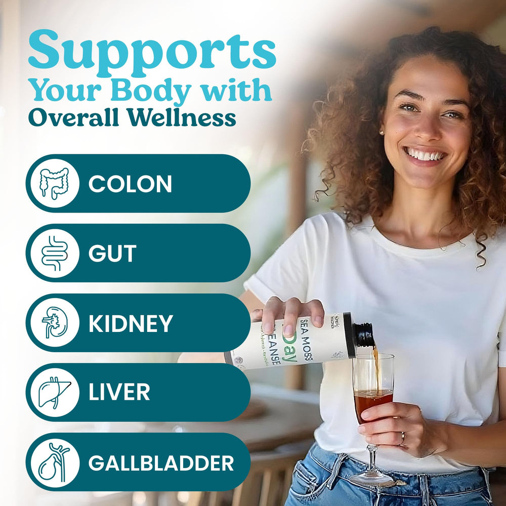 Gut health and natural energy support from sea moss detox