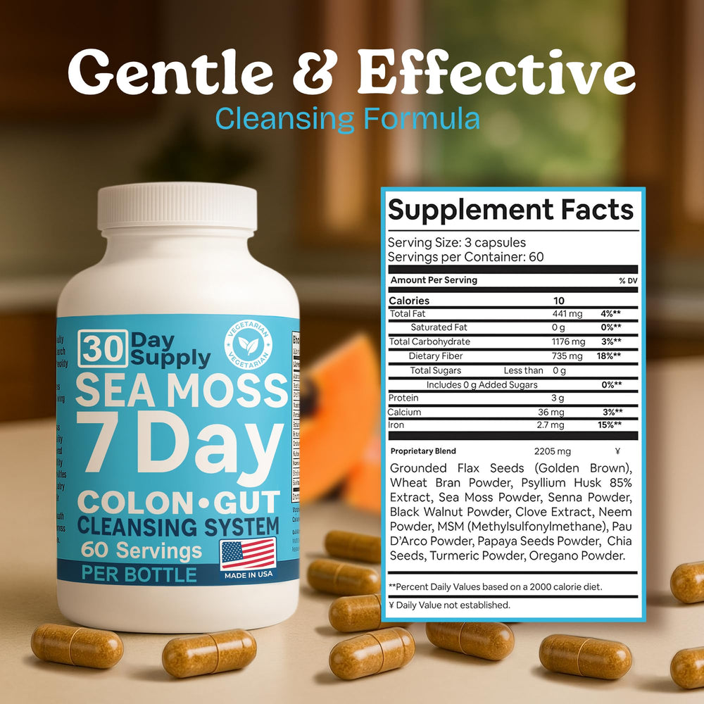Capsules with turmeric, neem powder, and papaya seeds