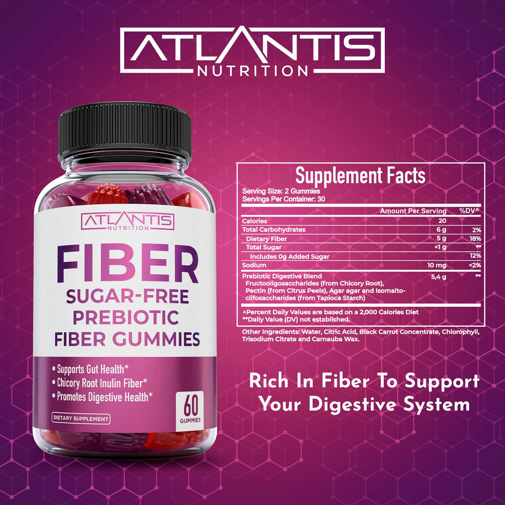 Gummy supplements promoting gut health and digestion
