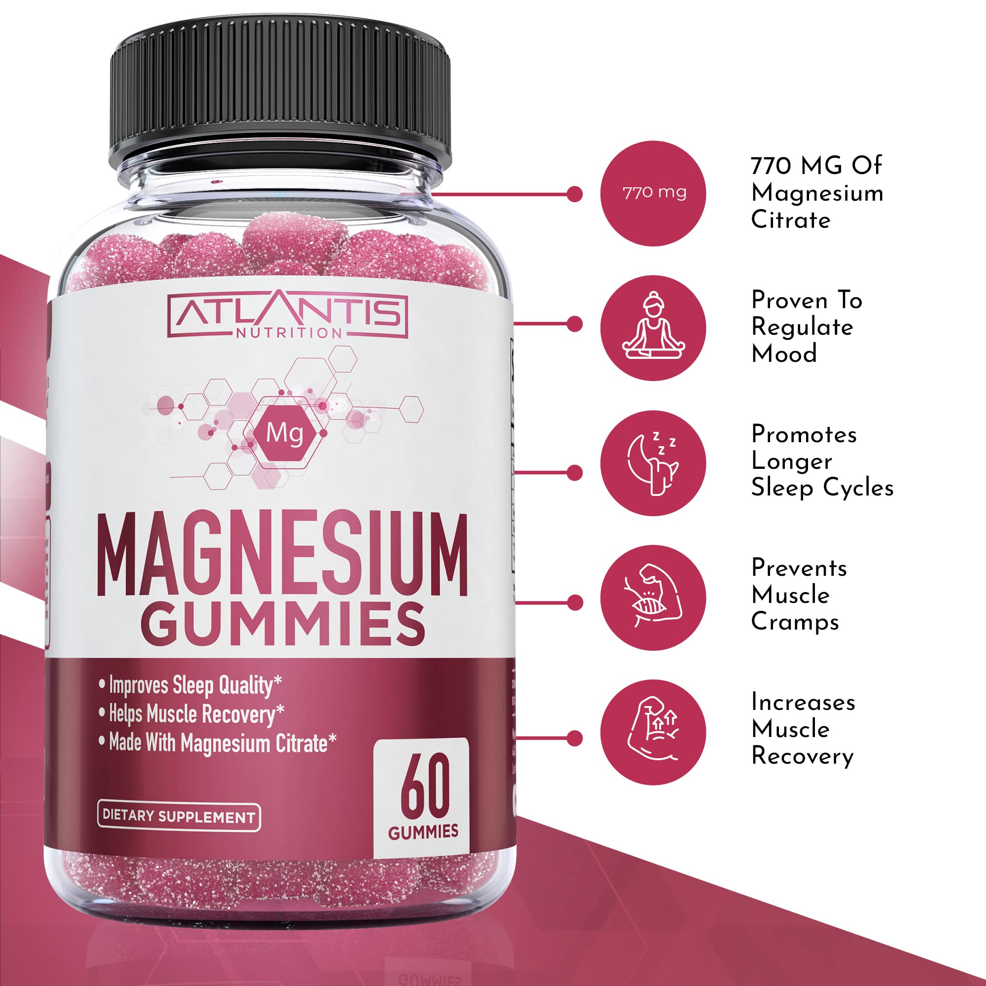 Kids enjoying raspberry-flavored Atlantis Magnesium Citrate Gummies