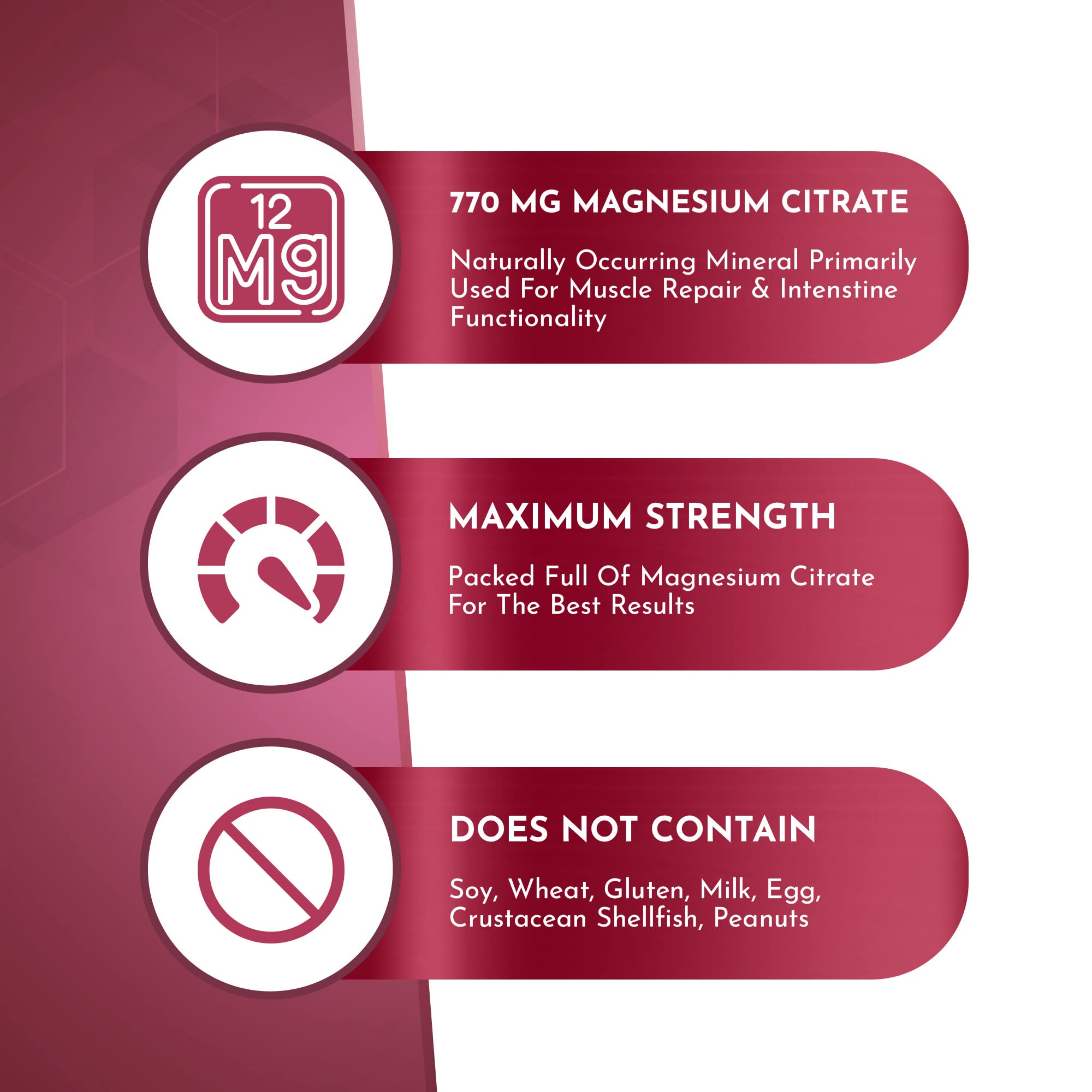 Made in the USA Atlantis Nutrition Magnesium Citrate Gummies