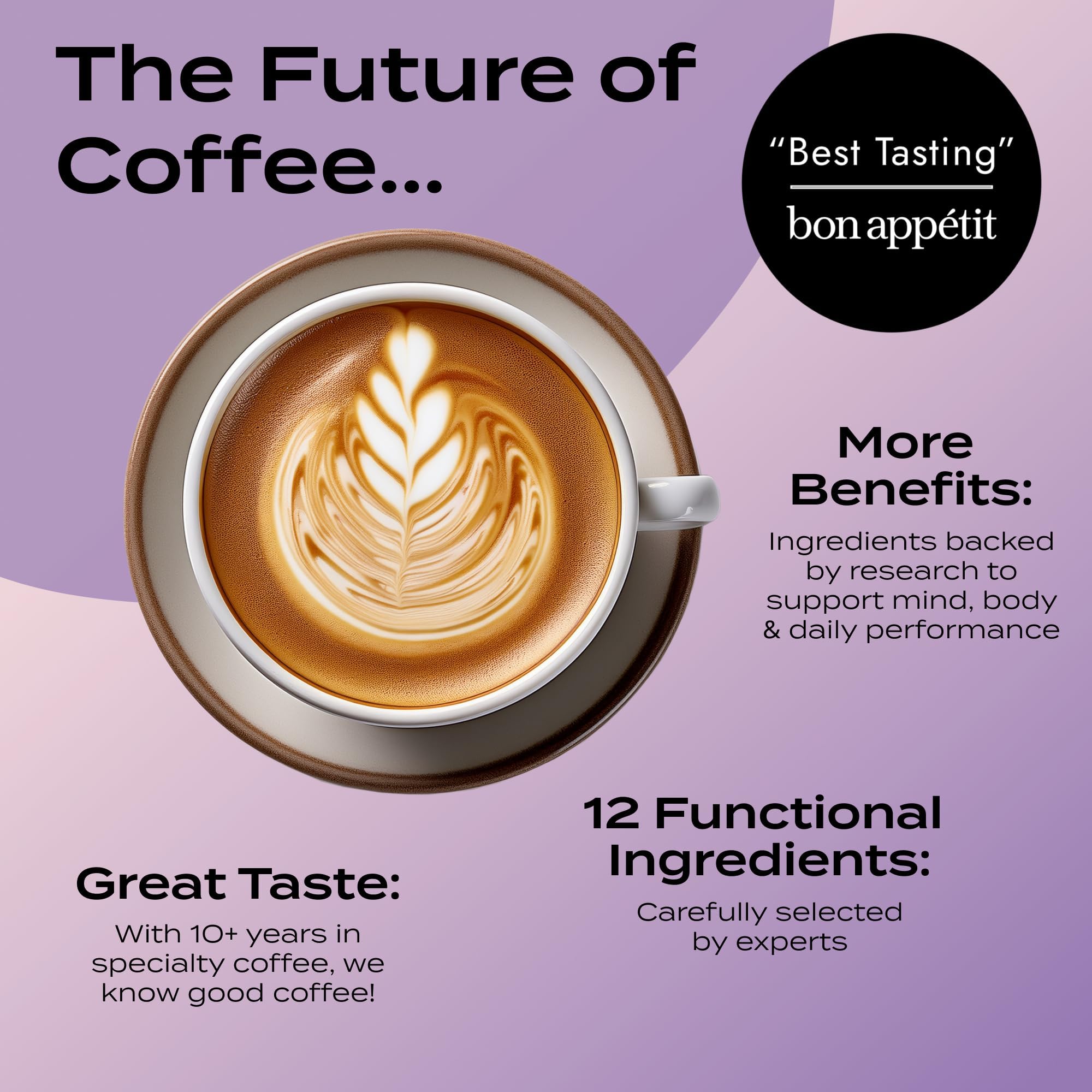 Prepared latte with mug and foam