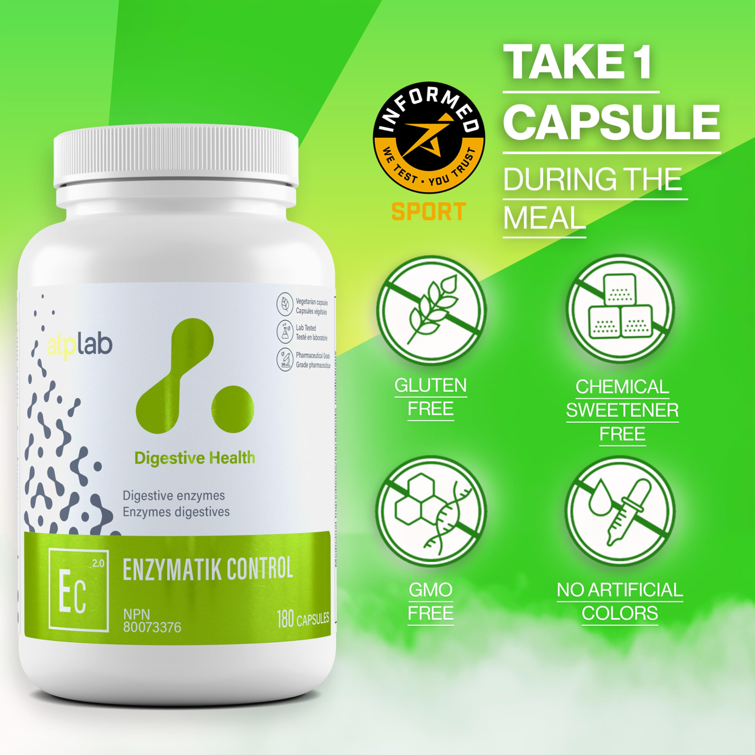Digestive enzymes ingredients overview