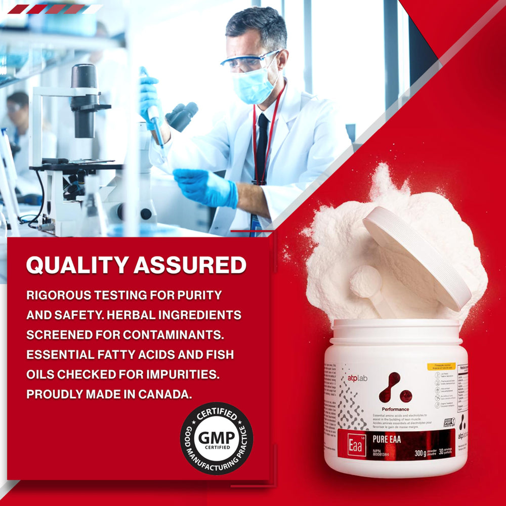 Muscle recovery concept with ATP Lab Pure EAA Powder