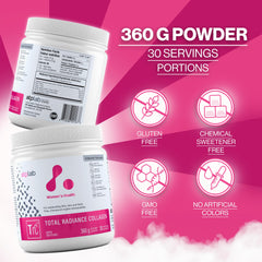 Close-up of hydrolyzed collagen peptides for enhanced absorption