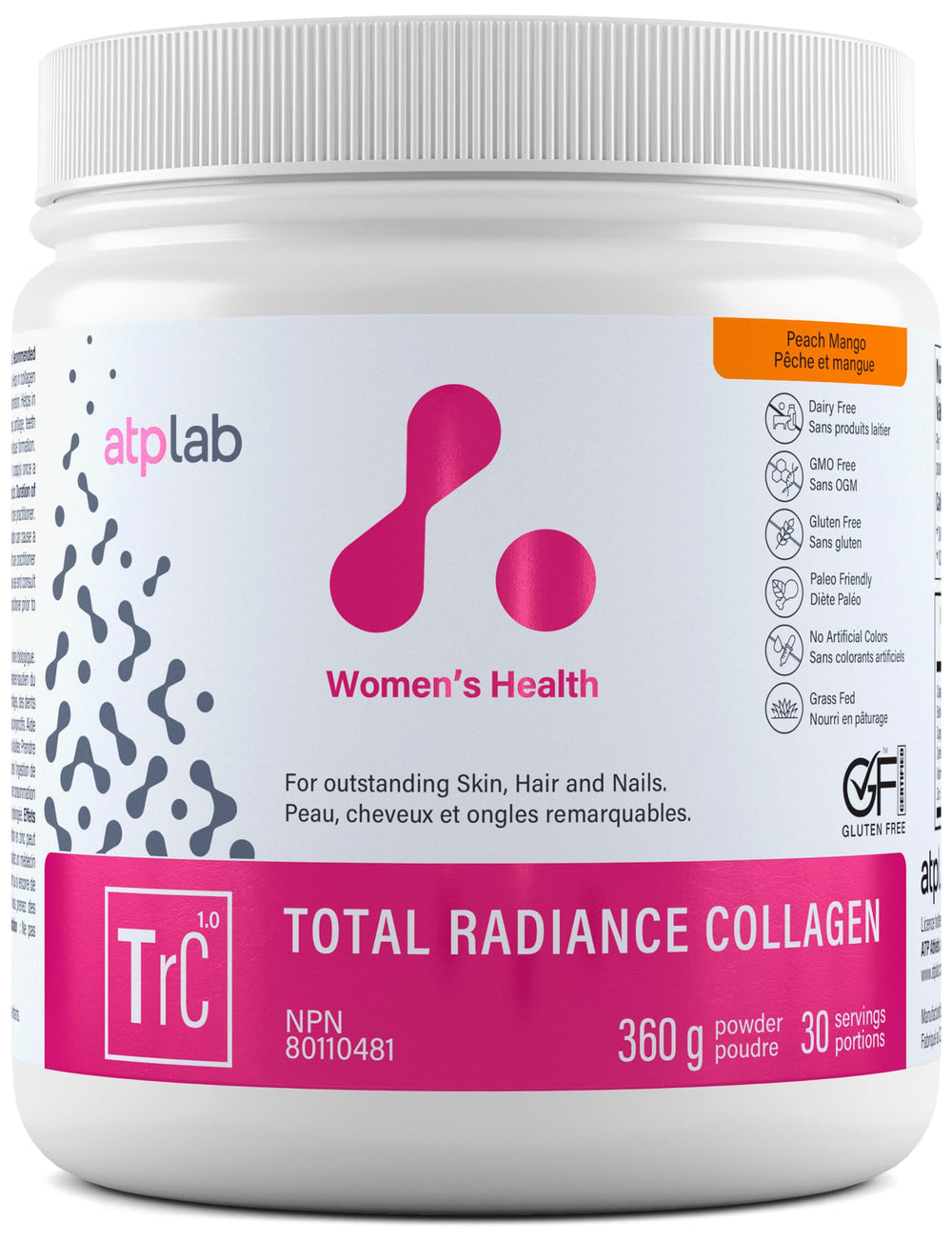 Hero image of ATP LAB Total Radiance Collagen Peach Mango 360g