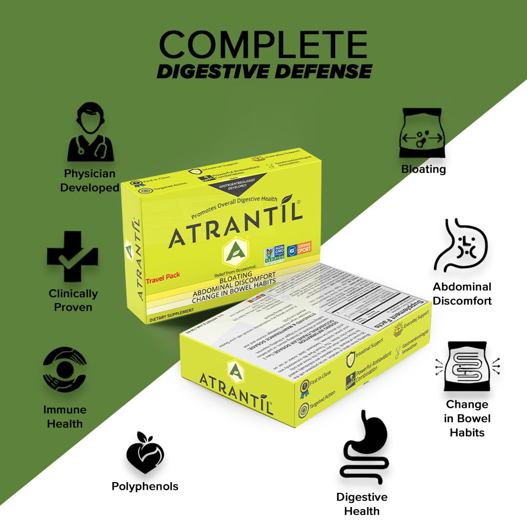 Atrantil Travel Pack 20 Count packaging side view