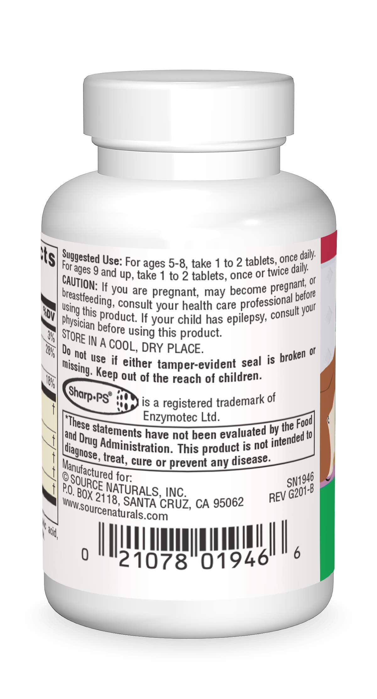 Close-up of key ingredients: DMAE, magnesium, zinc, and grape seed extract