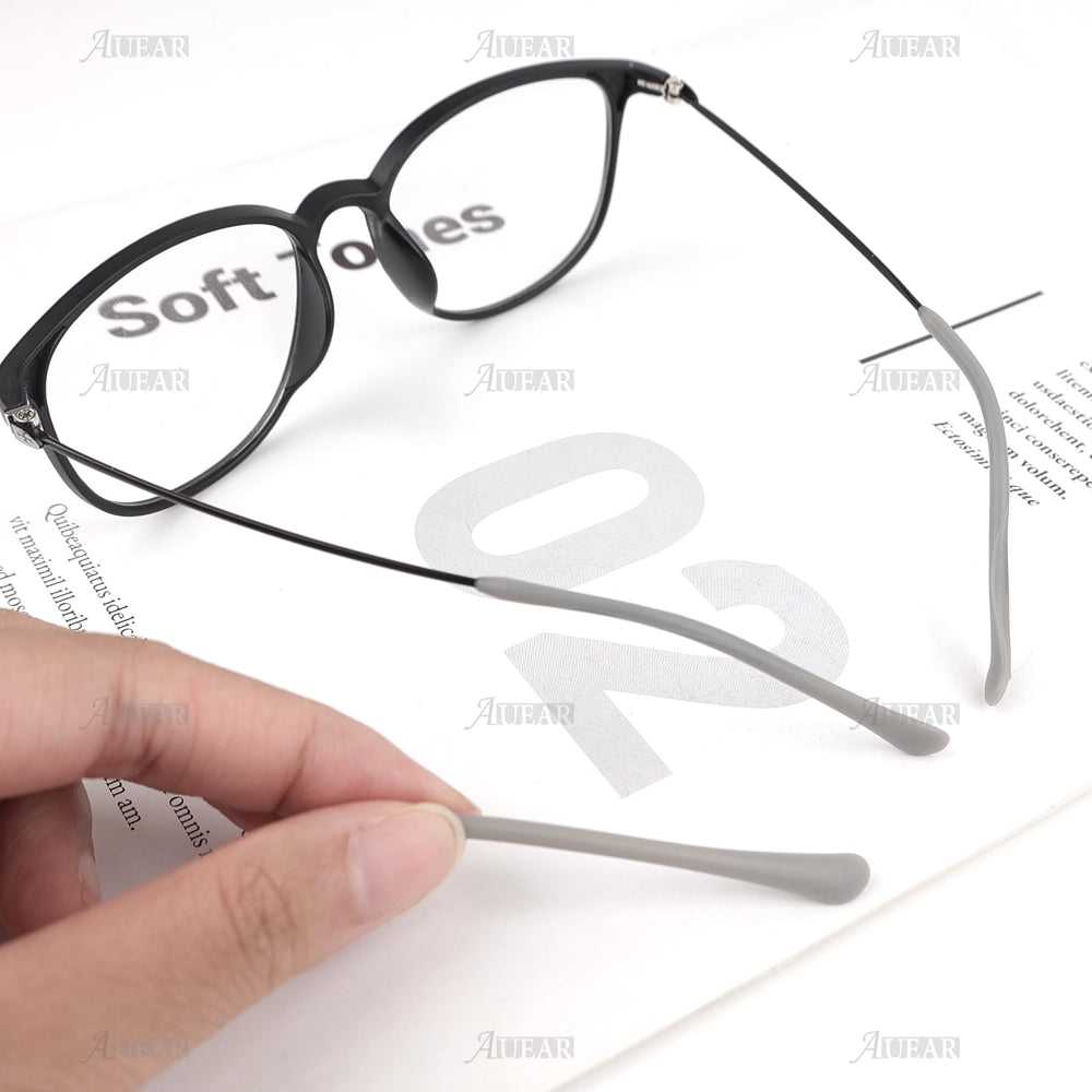 Installation guide for AUEAR temple tips on glasses