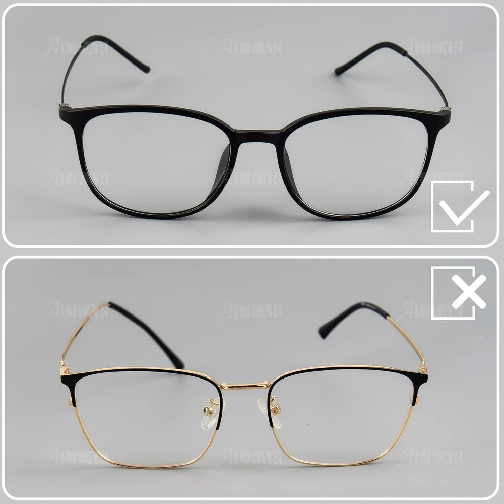 Soft anti-slip nose pads for eyeglasses