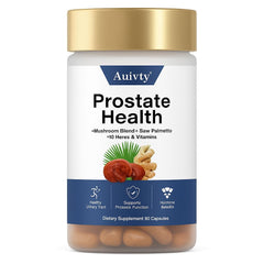 Auivty Prostate Health Supplement bottle with label