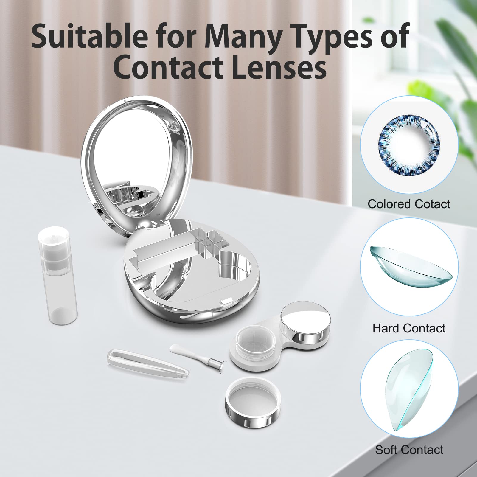 Durable plastic material used in Aukvite lens case