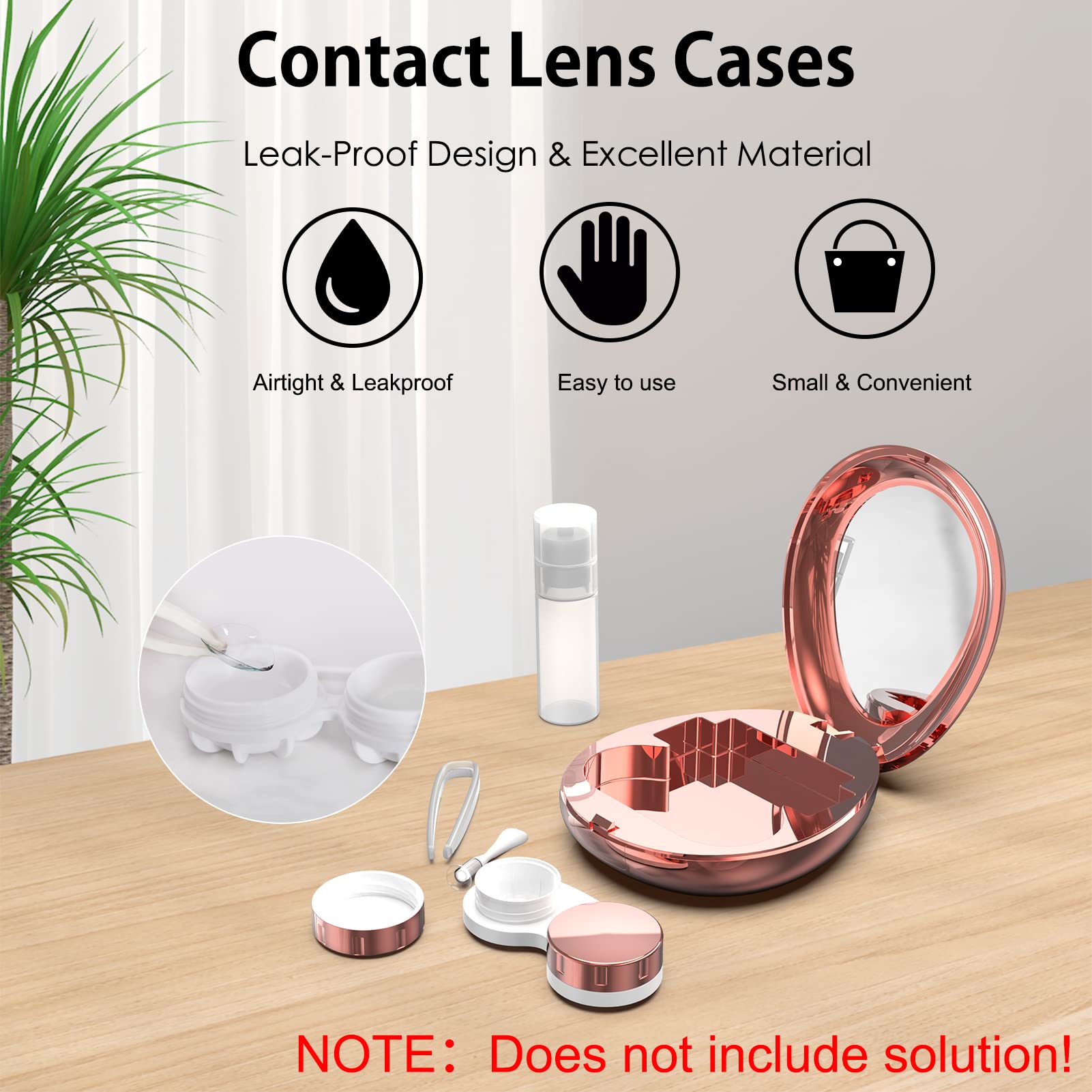 Dustproof and hygienic storage for lenses