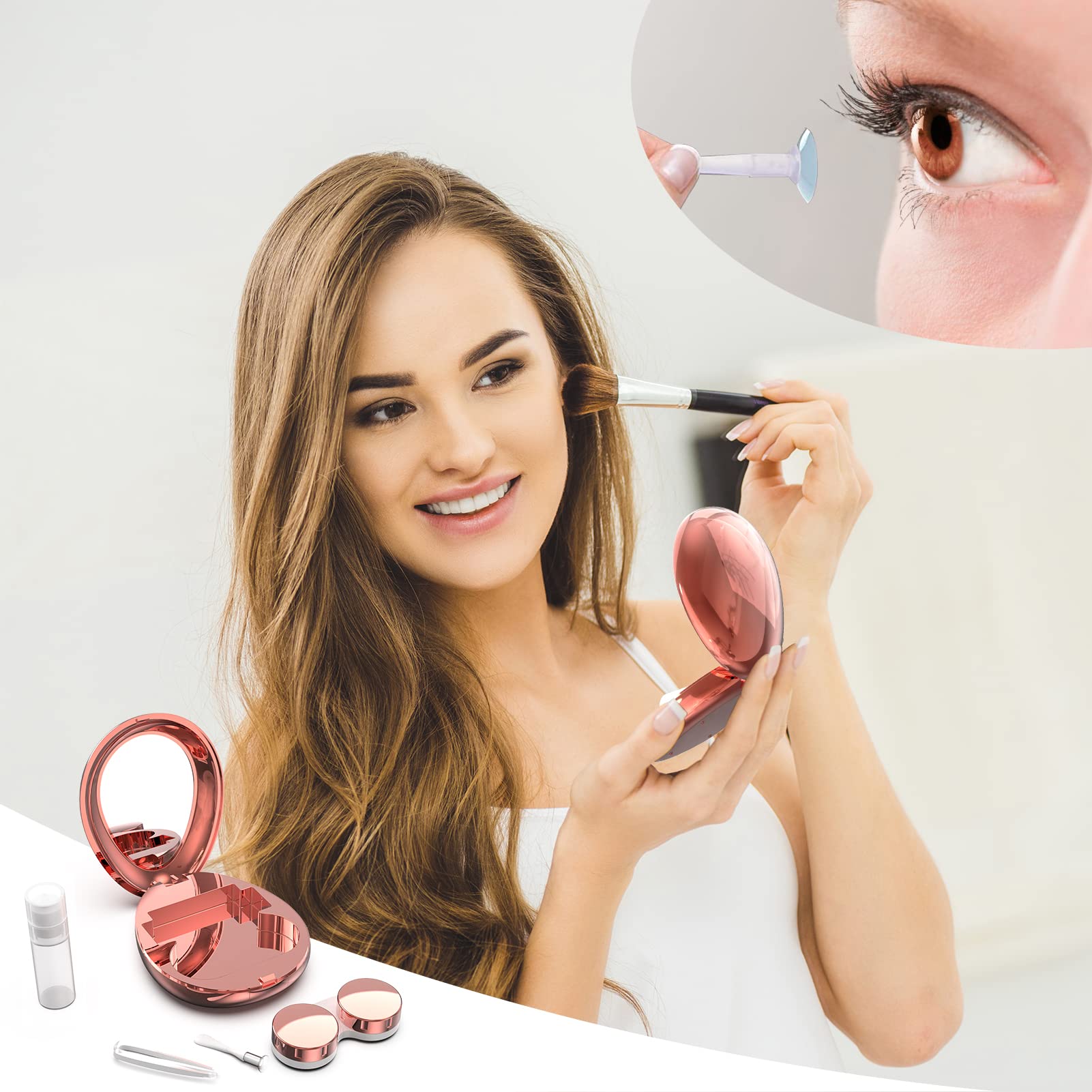 Included solution bottle for Aukvite lens case