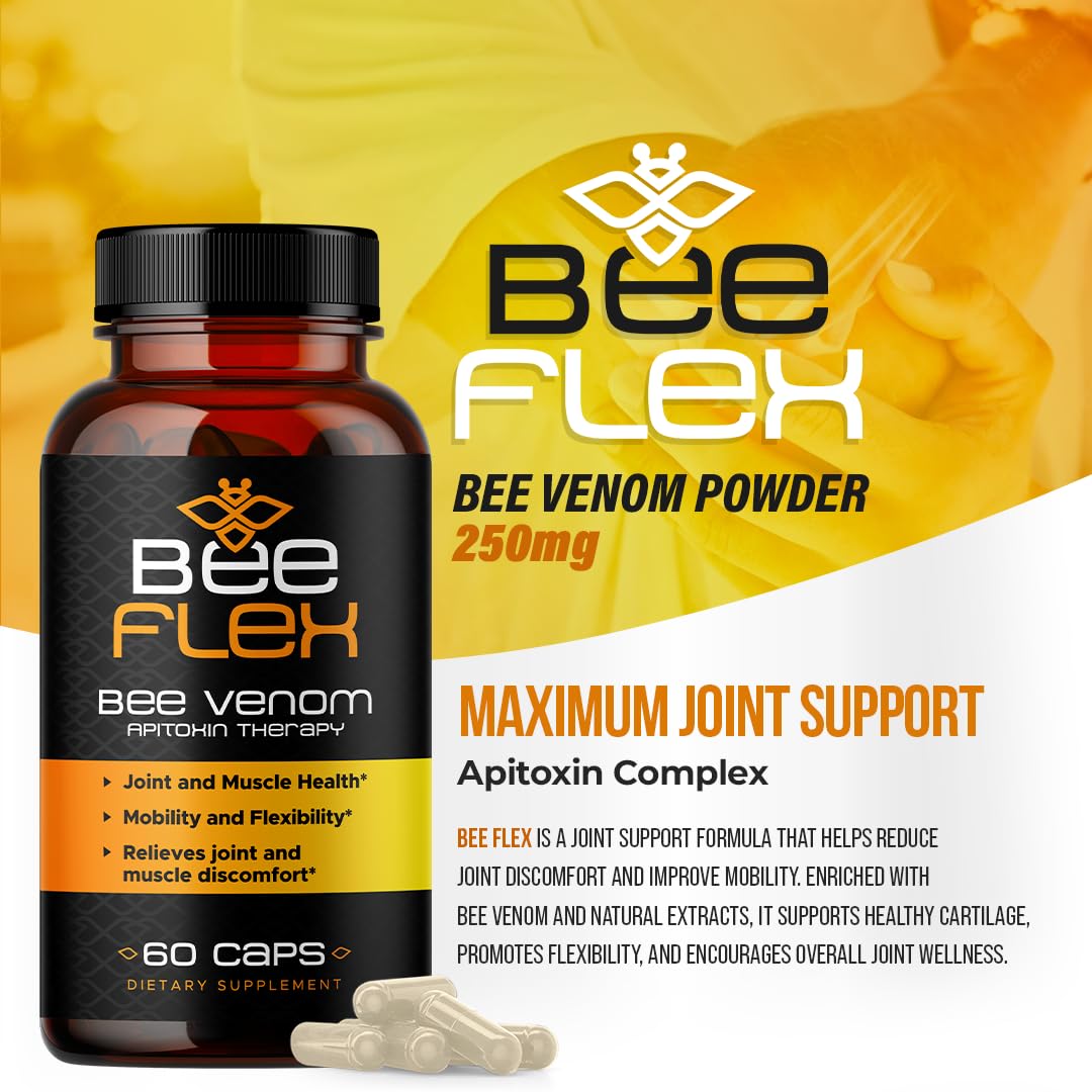 Bee Flex Joint Support bottle cap close-up