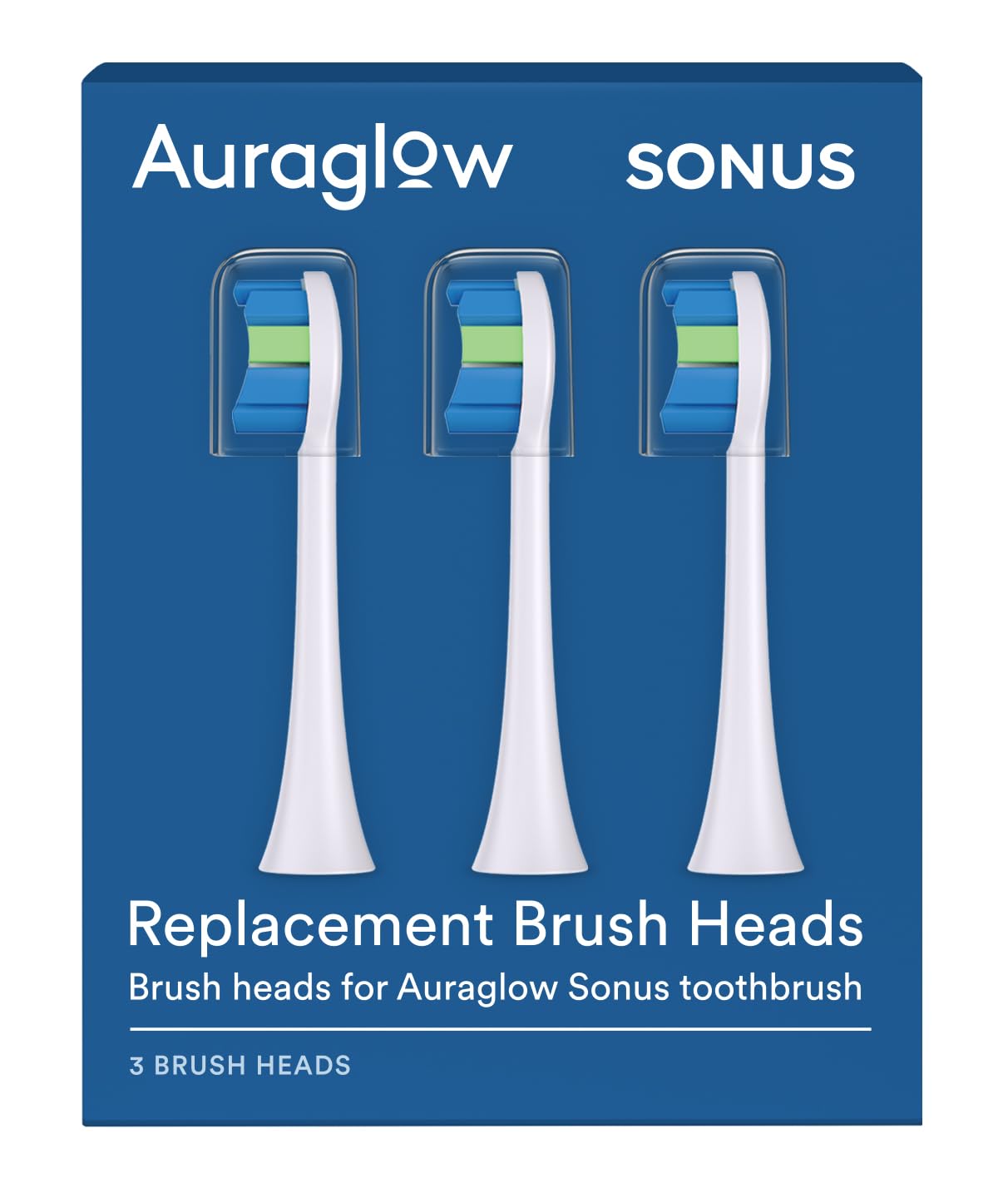 Protective cover for replacement brush heads