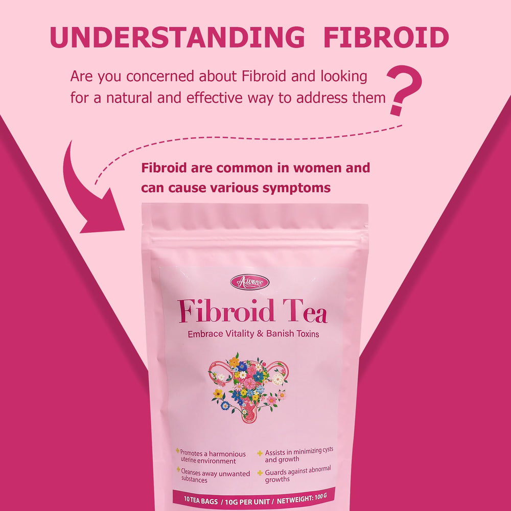 Back view of Auranic Fibroid Shrink Tea packaging