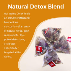 Herbal blend ingredients for Womb Detox Tea