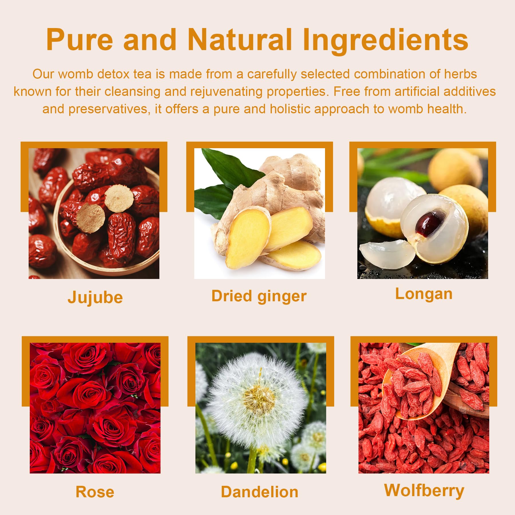 Natural herbal tea blend for feminine health