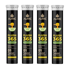 Auric Flush365 bottle with honey lemon flavor