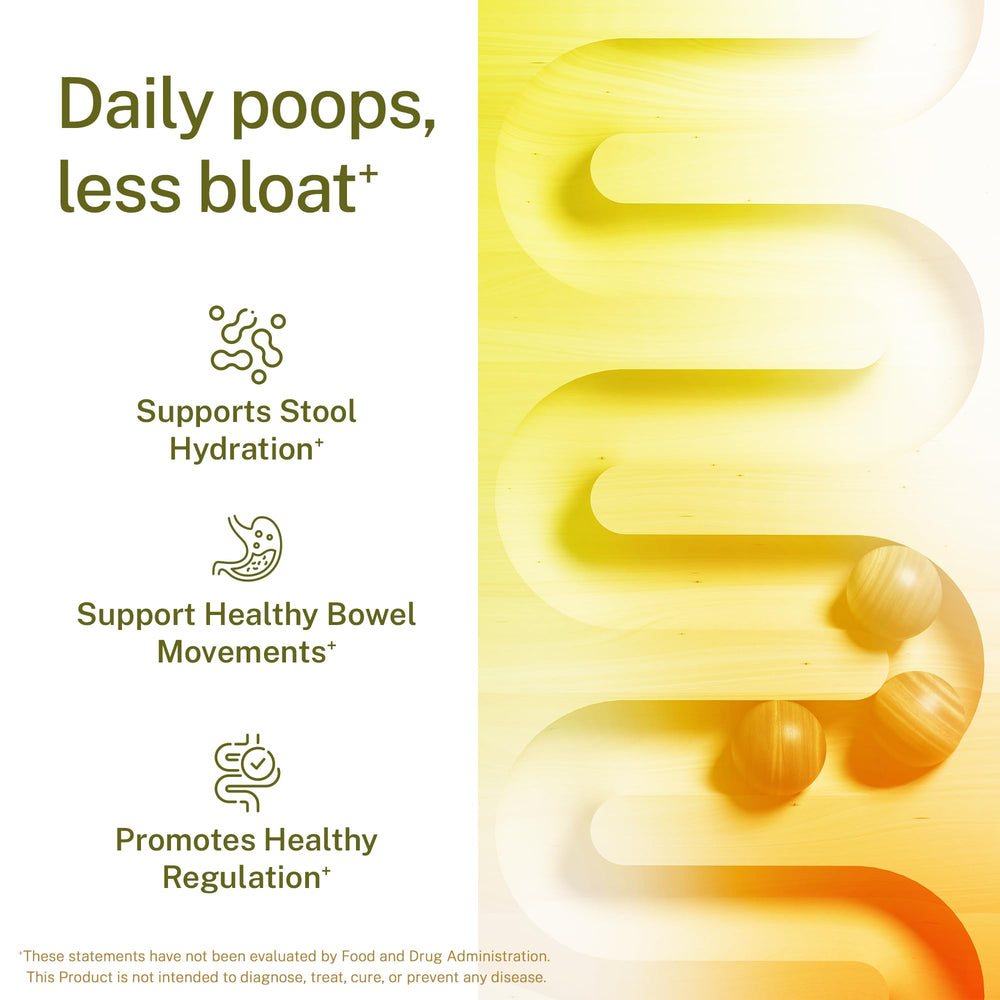 Ingredient close-up emphasizing Triphala and Isabgol