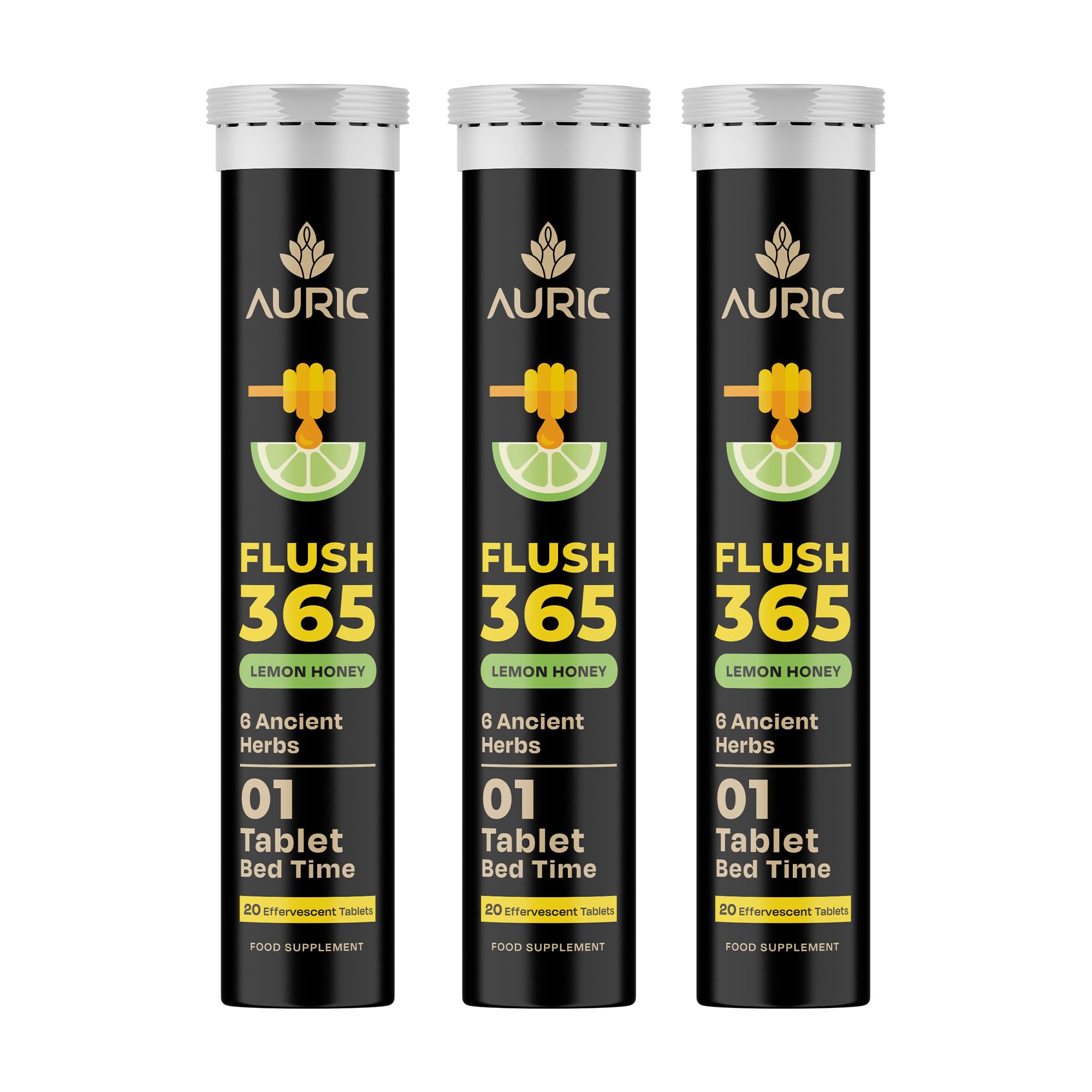 Auric Flush365 packaging and bottle
