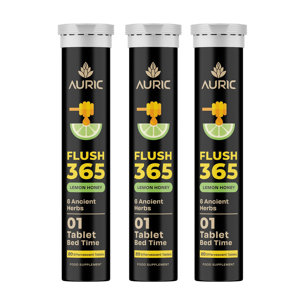 Auric Flush365 packaging and bottle