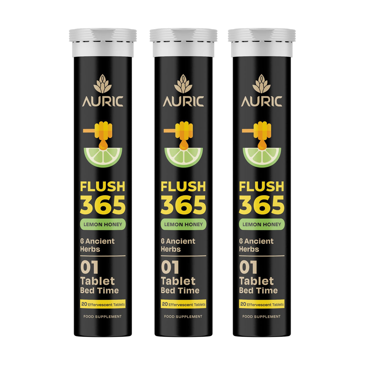 Auric Flush365 packaging and bottle