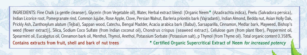 Close-up of mint-flavored toothpaste paste