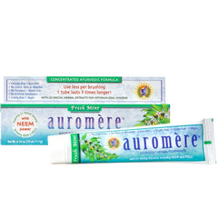 Auromere Ayurvedic Toothpaste Fresh Mint bottle and packaging