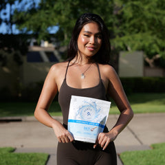 Auryu Electrolyte Mix packaging box front highlights no sugar formula and balanced minerals.