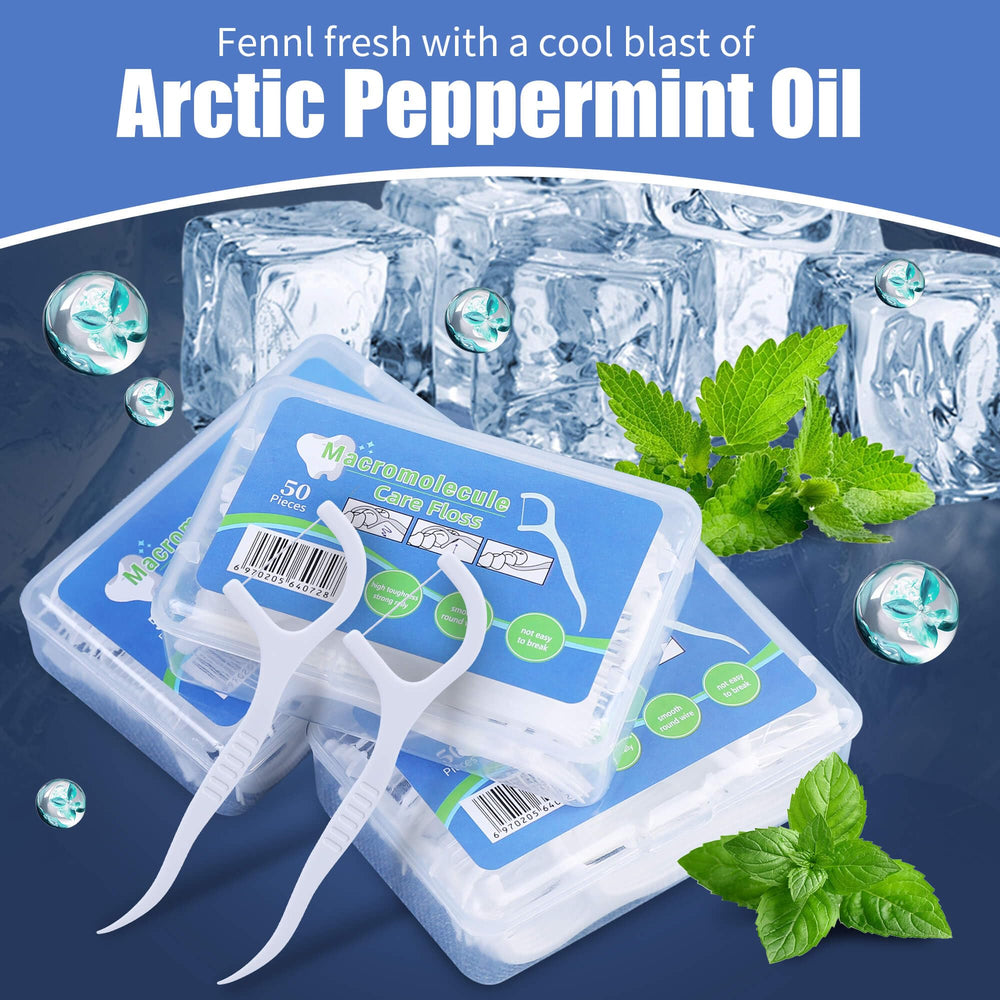 Family-friendly floss picks in portable case