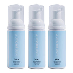 Autobrush mint-flavor fluoride-free foaming toothpaste for adults - pack of 3