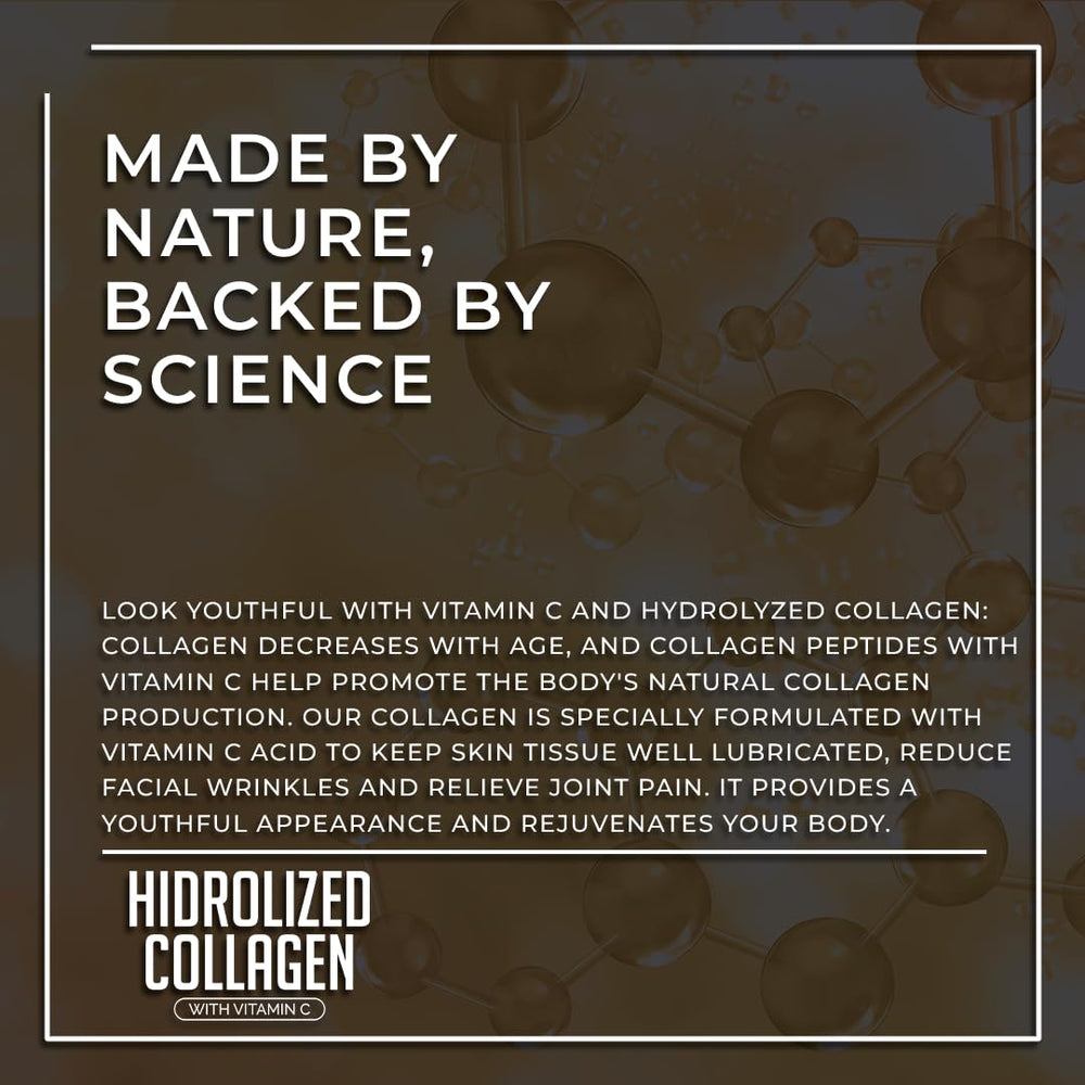 Close-up of collagen powder with scoops