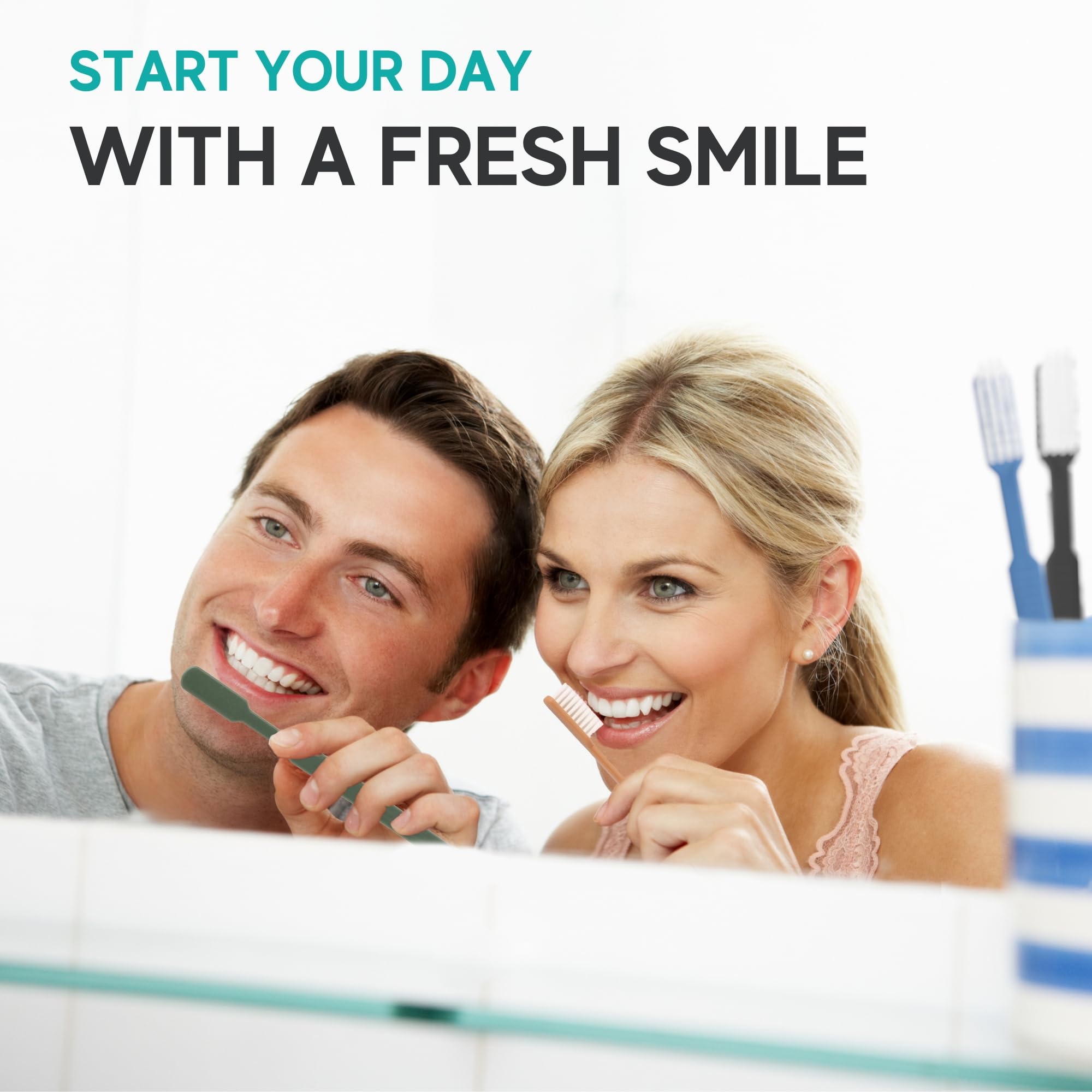 Individually wrapped Avistar toothbrushes in hospitality kit