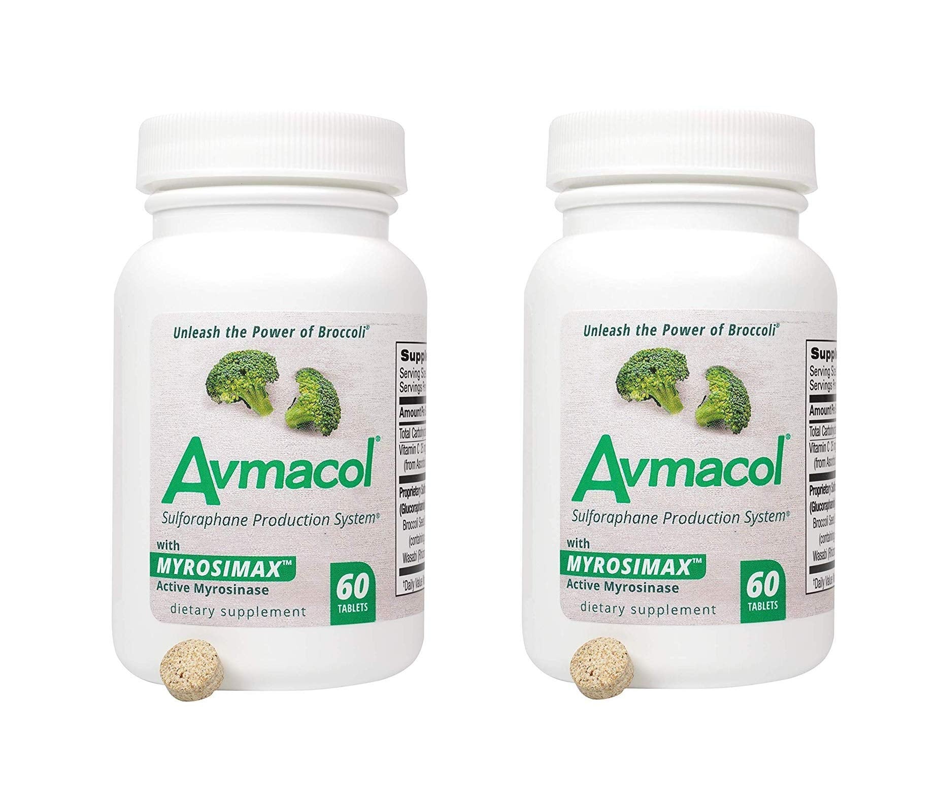 AVMACOL 120 capsules two-bottle value pack – front view