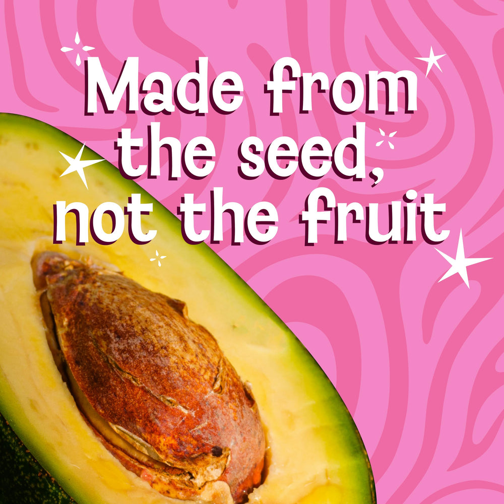 Smoothie or shake preparation with avocado seed powder
