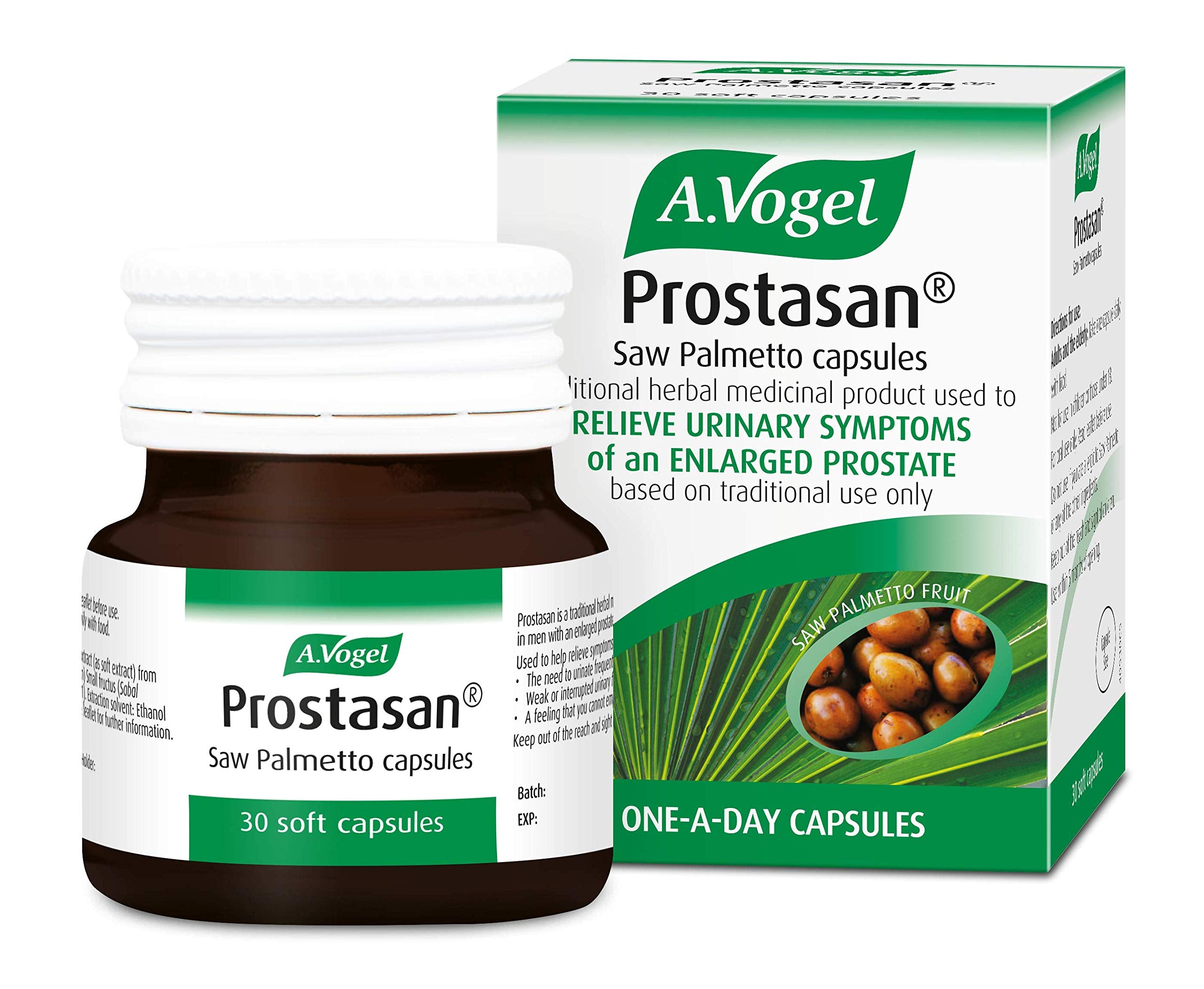 A.Vogel Prostasan Saw Palmetto Capsules bottle front view
