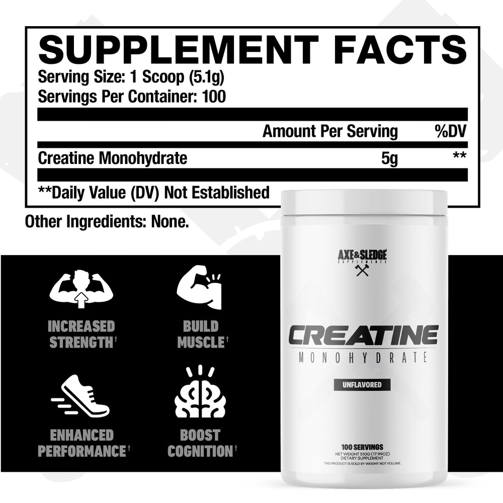 Scoop measuring Basics Creatine to ensure consistent dosing
