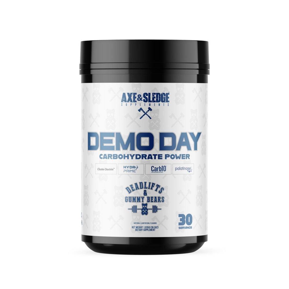 Axe & Sledge Demo Day carb powder front view