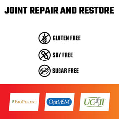 Glucosamine, OptiMSM, and UC-II collagen ingredients
