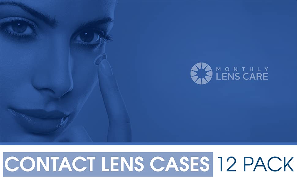 Standard size screw-top lens case for contact lenses, green