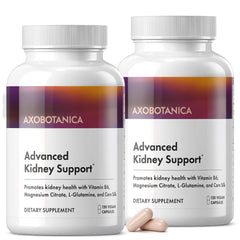 Axobotanica Kidney Cleanse Detox bottle label with 120 servings