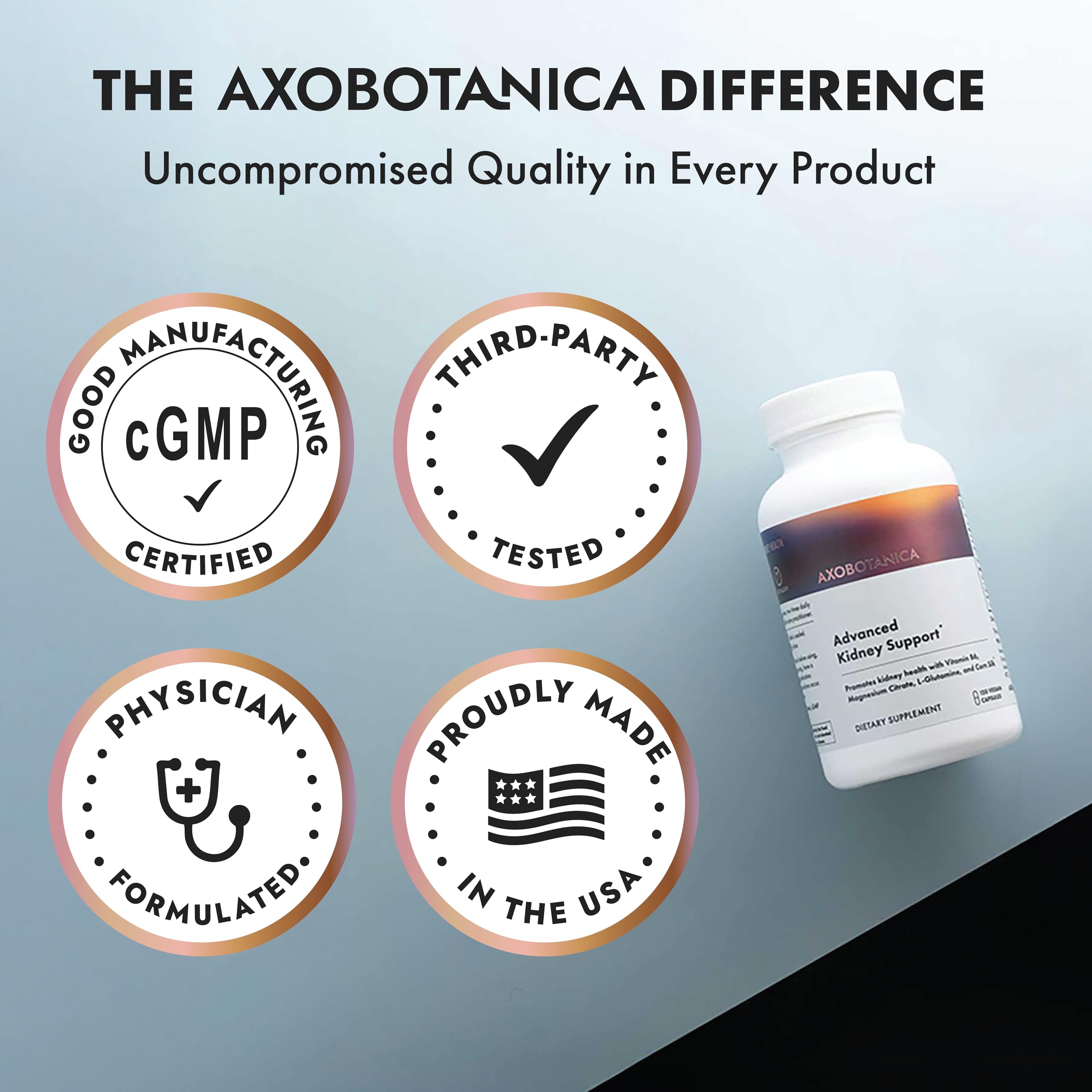 Product packshot showing Axobotanica Kidney Cleanse bottle and label