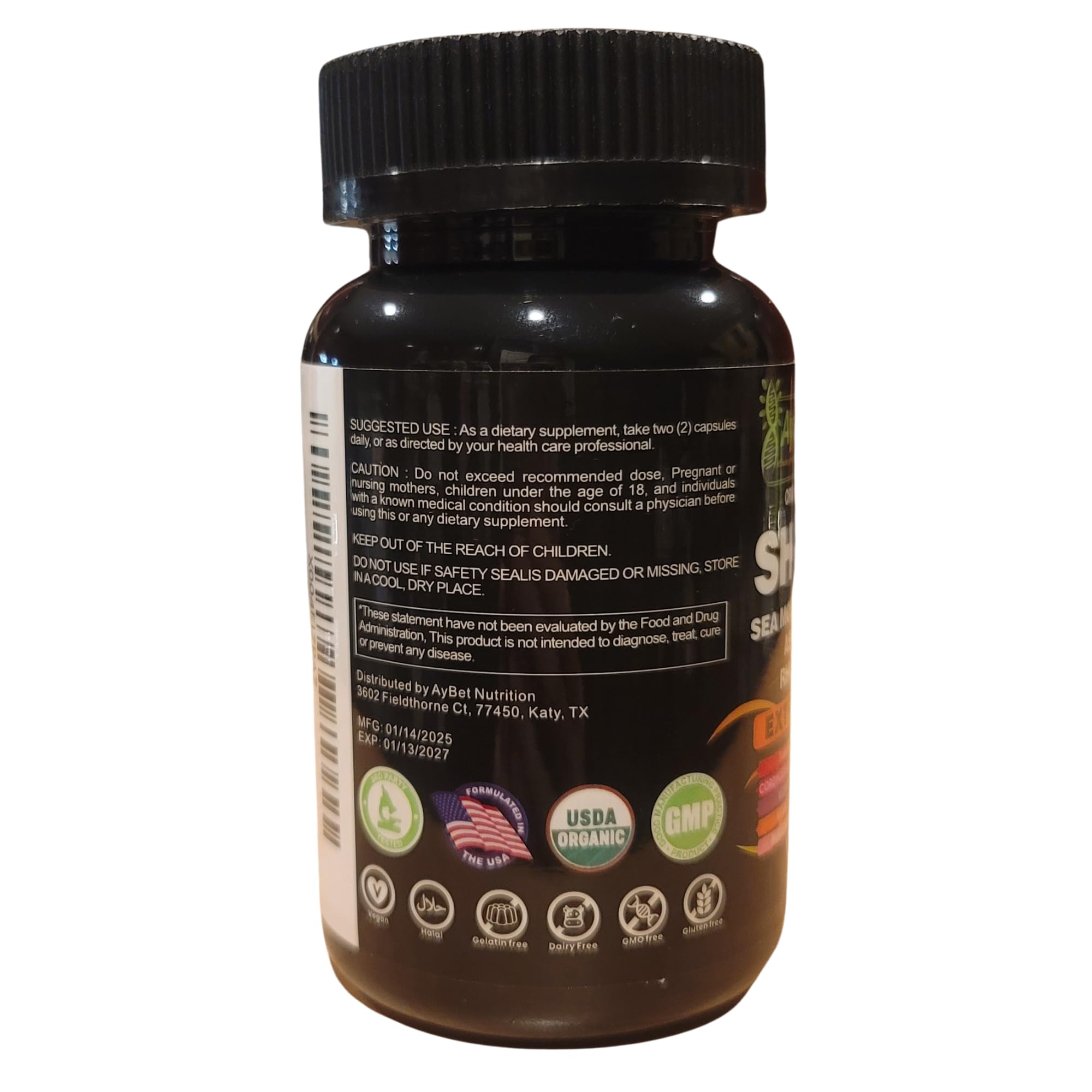 120 capsule bottle packaging and label