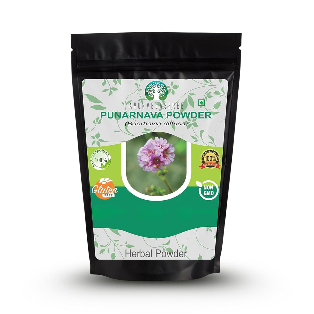 AYURVEDASHREE Punarnava Powder 50 Gm bottle label