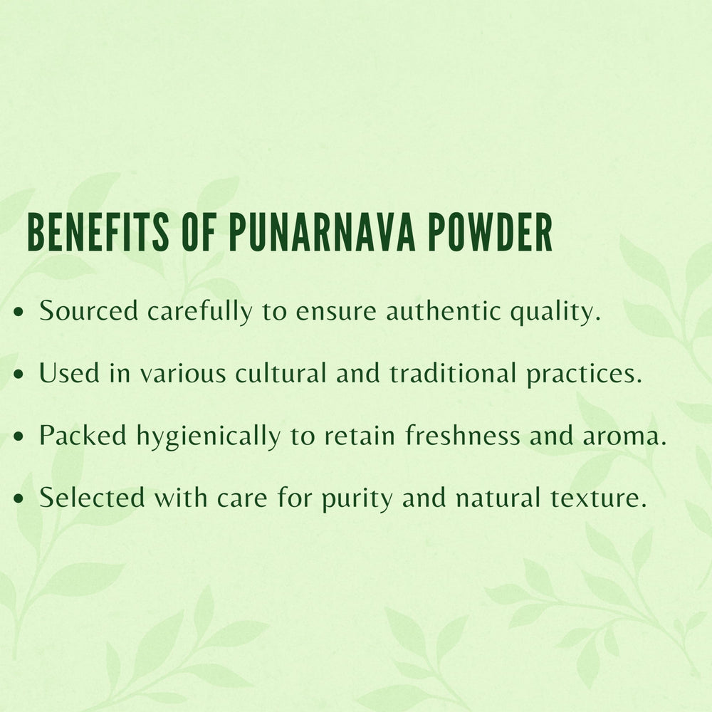Measuring spoon with Punarnava powder